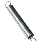 Prime-Line SP 9667 Extension Spring, Spring Steel Construction, Nickel-Plated Finish, 0.047 GA x 7/16 In. x 3-1/2 In., Closed Single Loop (2 Pack)