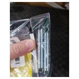 Prime-Line SP 9667 Extension Spring, Spring Steel Construction, Nickel-Plated Finish, 0.047 GA x 7/16 In. x 3-1/2 In., Closed Single Loop (2 Pack)