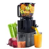Cold Press Juicer Machines,5.8 Extra Wide Feed Chute juicer machines,350W Slow Cold Press Juicer Machines,Slow Masticating Juicer with High Juice Yield for Whole Vegetables & Fruits, Easy to Clean