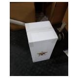 I00000 100 Pack 12 oz Gold Glitter Cups, Clear Disposable Cups, Gold Plastic Wine Glasses Cocktail Glasses Heavy Duty Cups, 12 Ounce Glitter Plastic Tumblers for Party