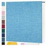 Zesthouse Large 18In Photo Album Self Adhesive 60 Pages, Scrapbook Albums with Sticky Page Holds 10x12 & 8x10 & 5X7 & 4x6 Pictures, DIY Photo Book Ideal Gift for Family Wedding Baby