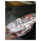 Bencailor Red,Black 9 Pcs Christmas Bathroom Towels Set Red and Black Buffalo Check Towel Snowman Truck Christmas Tree Decoration for Bathroom Xmas Parties Restaurant Winter Housewarming Gifts