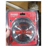 Revvstark 5-1/2 (10mm Arbor) Circular Saw Blades 24T&48T, Carbide Tipped Teeth, Heavy Duty TCT Saw Blades for Cutting Various Wood, Plastic and Composite Materials