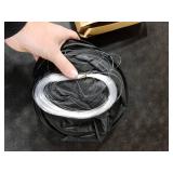 Halloween Decorations Witch Hat, 12 Pcs Thickened Black Witch Hats Bulk Costume Accessory, Hanging Wizard Hat with Rope, Floating Witches Hats for Porch Yard Indoor Outdoor Decor Party Supplies