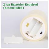 Eywamage Ivory Flameless Pillar Candles with Remote, Flickering Realistic LED Battery Wax Candles Set of 3, 3 H 4 5 6