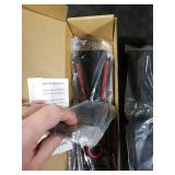 JeCar Door Hinge Covers ABS Exterior Accessories for Jeep Wrangler JK JKU 2007-2018, Black