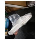 Super Z Outlet Foldable 28 Ring Hole Slots Space Saving Clothing Closet Hanger Scarf, Ties, Belts, Socks Organizer for Home Bedroom, Bathroom, Living Room (White)