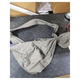 SlowTon Dog Carrier Sling - Thick Padded Shoulder Strap Adjustable Dog Carriers for Small Dogs, Puppy Carrier Purse for Pet Cat with Front Zipper Pocket Safety Belt Machine Washable (Grey M)