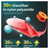 20 Pack Trimmer Spool Line for Worx,(WA0010)Replacement Trimmer Spool Line for Worx,Trimmer Line Refills 0.065 inch for Worx,Suitable for Worx String Trimmers(16 Pack Grass Trimmer Line,4 Trimmer Cap)