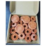 20 Pack Trimmer Spool Line for Worx,(WA0010)Replacement Trimmer Spool Line for Worx,Trimmer Line Refills 0.065 inch for Worx,Suitable for Worx String Trimmers(16 Pack Grass Trimmer Line,4 Trimmer Cap)