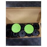 YWTESCH 12 Pack 0.065 Trimmer Line Compatible with Greenworks Weed Wacker, 18Ft String Trimmer Refill Dual Line Weed Eater String Replacement Spool (10-Pack) Cap Cover(2-Pack)