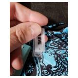 Aqua Eve Tankini Tops for Women Swimwear Top Only Tummy Control Bathing Suit Top No Bottom Blue Paisley L