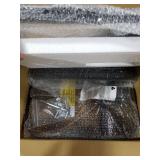 Kitstorack TV Tray Table, Adjustable Height & Flip-Top & Rounded Metal Corners, Snack Table for Couch, Sofa, Bed, Chair, Living Room, C Shaped End Side Table for Eating, Dinner or Laptop, Small Spaces