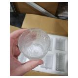 wookgreat Hobnail Drinking Glasses, 8 pcs Embossed Designed Glass Cups-4 Highball Glasses 12oz & 4 Rocks Glasses 12oz, Mojito Cups, Mixed Drink Cocktail Glass, Bar Glassware for Cocktail, Whiskey