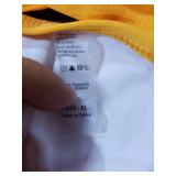 Pink Queen High Waisted Swimsuit for Women Ruched Crop Top Bikini Bottom 2 Piece Tummy Control Bathing Suit Orange XL