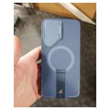 SURITCH for Samsung Galaxy S25+ Plus Phone Case, Magnetic Shockproof Protective Cover with Camera Cover & Adjustable Metal Kickstand for Galaxy S25+ Plus(2025)-Dark Blue