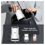 ENUOSUMA Super Mini Projector with WIFI 6 and Bluetooth, 4K 1080P Support Portable Projector, Built-in App, Android 11, 200 ANSI, Auto Keystone Correction, Video Projector for Laptop/PC/Smartphone