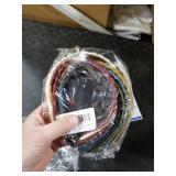 Springtime 12pcs Hard Headbands with Teeth for Girls Women Thin Plastic Hair Headbands for Teens Lady