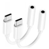 USB C to 3.5mm Audio Adapter - Headphone Jack Adapter for iPhone 16/16 Pro/15/15 Pro/Pro Max/Plus, Type C Aux Dongle Cable Cord Compatible with iPad, MacBook, Samsung Galaxy S24/S23/S22/S21Ultra