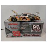 APPEARS NEW - NASCAR Kevin Harvick #29 GM Goodwrench 2005 Chevy Rock & Roll" Chrome 1:24 Diecast