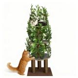 APPEARS NEW - PriorPet: Cat Tree with Leaves â Stable & Space-Saving Design â Scratching Posts â for Climbing, Hiding and Sleeping â Easy to Assemble â Durable Cat Trees for I
