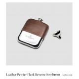 Di Bianco Scarpe Leather Flask Rev. Sombrero   - Retail: $250