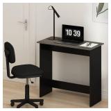 APPEARS NEW - FURINNO Simplistic Study Table For Residential Use, French Oak Grey, 15.5 in x 31.5 in x 29.75 in (D x W x H)