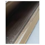 APPEARS NEW - FURINNO Simplistic Study Table For Residential Use, French Oak Grey, 15.5 in x 31.5 in x 29.75 in (D x W x H)