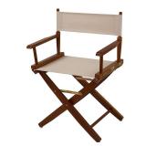 APPEARS NEW - American Trails Extra-Wide Premium 18 in. Hardwoods Standard Height Directors Chair  - Retail: $199