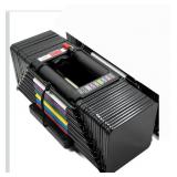 APPEARS NEW - PowerBlock Elite USA 90 Pound Adjustable Dumbbell 5-90. Durable Build, Innovative At Home Workout Equipment, Includes Stage 1, 2 & 3 Expansions Gray  - Retail: $434