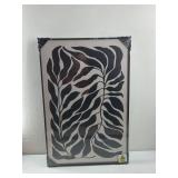 APPEARS NEW - 3Pcs Framed Abstract Floral Wall Art Paintings Modern Black and White Botanical Poster Prints Gallery Picture Decoration for Living Room Bedroom Bathroom Office. Ready to Hang