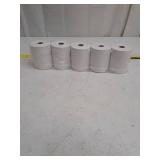 Thermal Reciept Rolls - 3\" wide x 1/2\" core - 5 Pack