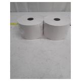 Thermal Reciept Rolls - 3\" wide x 1\" core - 2 Pack