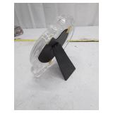 Crystal Heart Photo Frame with Rose Detail