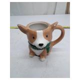 Ceramic Chihuahua Creamer with Green Collar