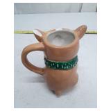 Ceramic Chihuahua Creamer with Green Collar