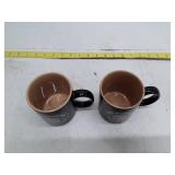 Rose Apothecary Black Coffee Mugs Set of 2