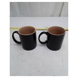 Rose Apothecary Black Coffee Mugs Set of 2