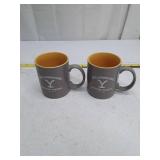 Yellowstone Dutton Ranch Coffee Mugs Set of 2