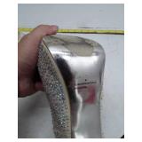 Rhinestone Encrusted Platform Stilettos - Size 10