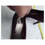 Patent Leather Burgundy Pumps - Size 11