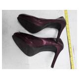 Patent Leather Burgundy Pumps - Size 11