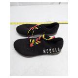 NOBULL Black Training Shoes with Rainbow Laces - Size 11.5