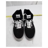 Vans Mid-Top Black and White Skateboarding Shoes - Size 13