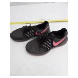 Nike Running Shoes with Pink Swoosh - Size 10