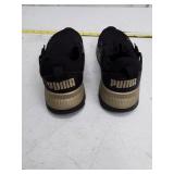 Puma Athletic Shoes in Black and Gold - Size 9.5, no laces