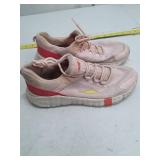 Avia Pink Athletic Sneakers with Lightning Detail - Size 10