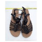 Baretraps Black Strappy Sandals - Size 11M