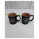 Rose Apothecary Black Coffee Mugs Set of 2