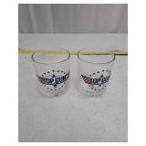 Top Gun Movie Promotional Drinking Glasses - set of 2